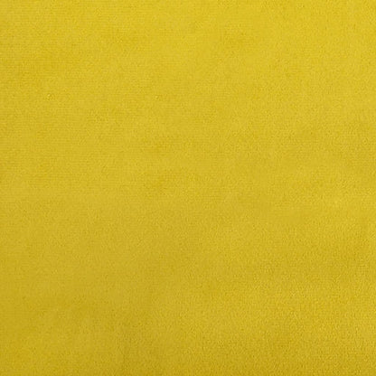 Sofá-cama com gavetão 90x200 cm veludo amarelo