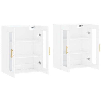 Aparador Vitrine Liva com Puxadores Dourado de 140 cm - Branco Brilhante - Design Moderno