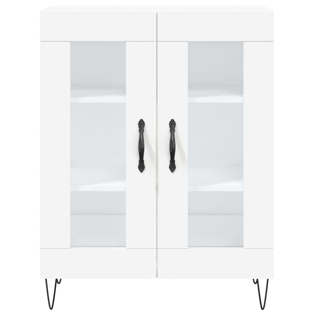 Armário alto 69,5x34x180 cm derivados de madeira branco