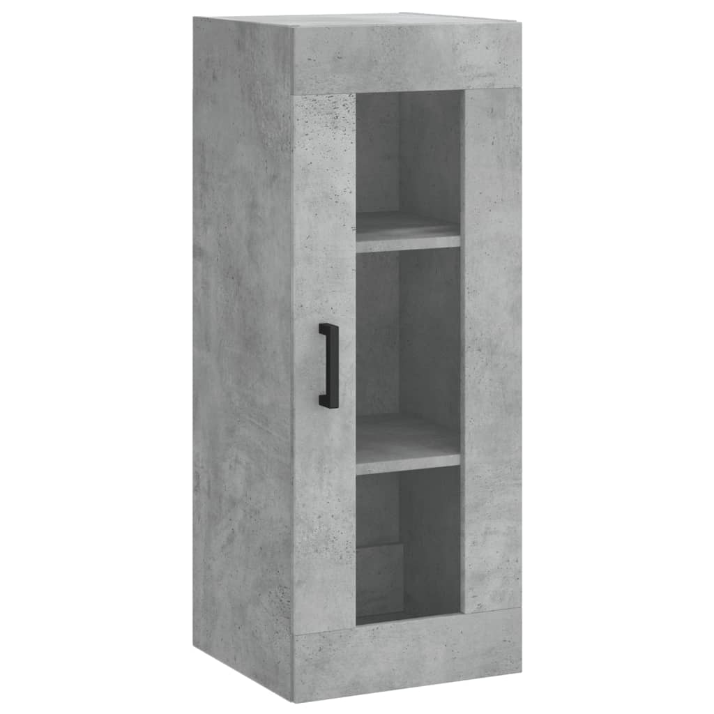 Vitrine Brenna de 180 cm - Cinzento Cimento - Design Nórdico