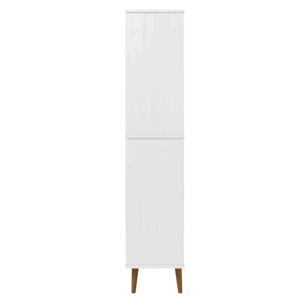 Estante MOLDE 85x35x170,5 cm pinho maciço branco