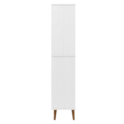 Estante MOLDE 85x35x170,5 cm pinho maciço branco