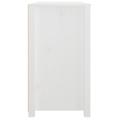 Armário de apoio 100x40x72 cm pinho maciço branco