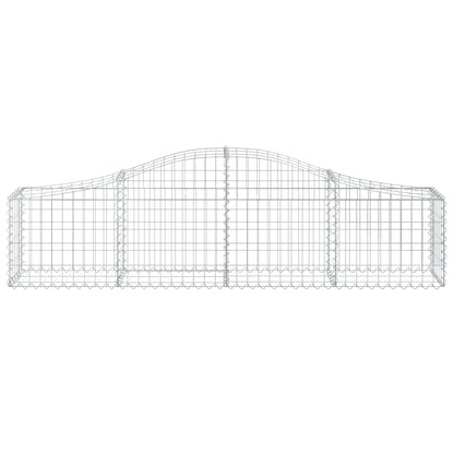 Cestos gabião arqueados 10pcs 200x30x40/60 cm ferro galvanizado