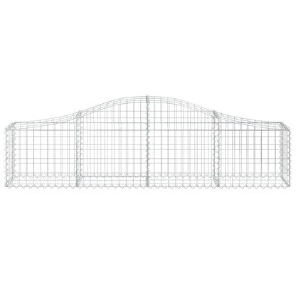 Cestos gabião arqueados 12pcs 200x30x40/60 cm ferro galvanizado