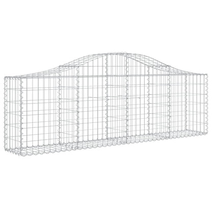 Cestos gabião arqueados 10pcs 200x30x60/80 cm ferro galvanizado