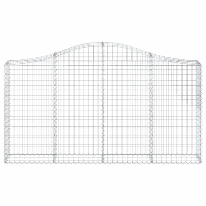 Cestos gabião arqueados 10 pcs 200x30x100/120 ferro galvanizado