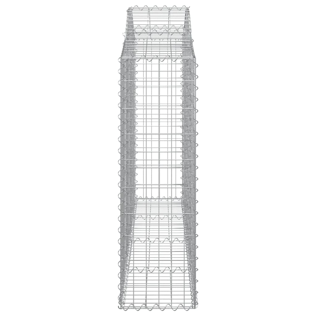 Cestos gabião arqueados 10 pcs 200x30x100/120 ferro galvanizado