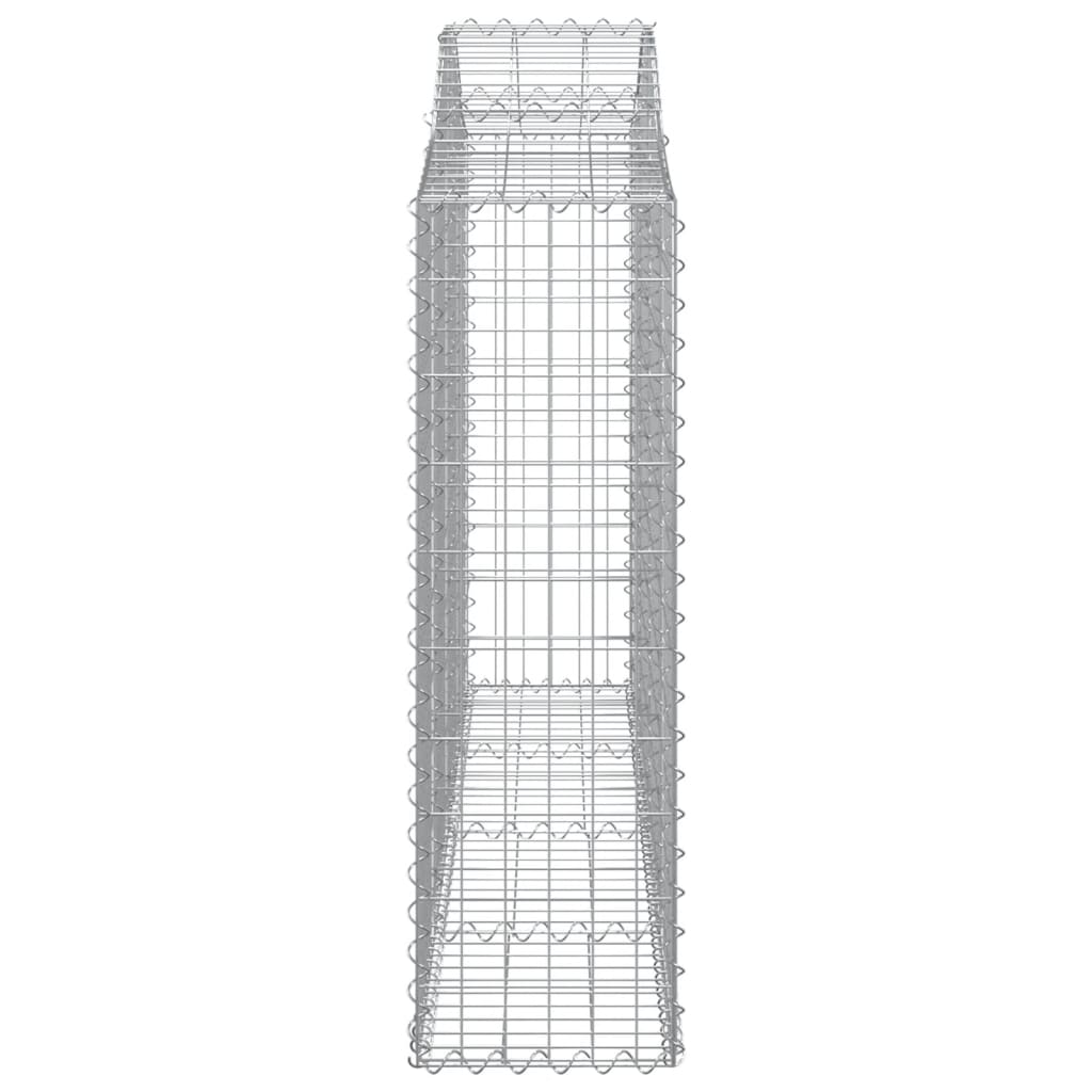 Cestos gabião arqueados 13 pcs 200x30x100/120 ferro galvanizado