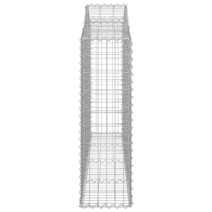 Cestos gabião arqueados 13 pcs 200x30x100/120 ferro galvanizado