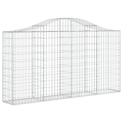 Cestos gabião arqueados 20 pcs 200x30x100/120 ferro galvanizado