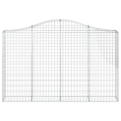 Cestos gabião arqueados 11pcs 200x30x120/140 ferro galvanizado