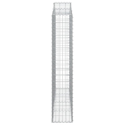 Cestos gabião arqueados 5pcs 200x30x160/180cm ferro galvanizado