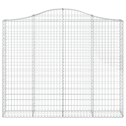 Cestos gabião arqueados 11pcs 200x30x160/180 ferro galvanizado