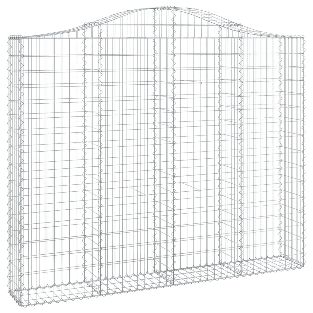 Cestos gabião arqueados 13pcs 200x30x160/180 ferro galvanizado