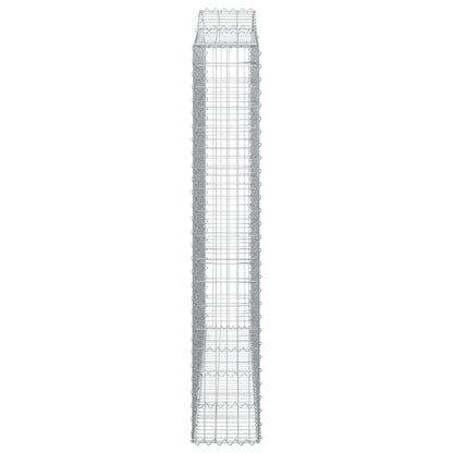 Cestos gabião arqueados 20 pcs 200x30x180/200 ferro galvanizado