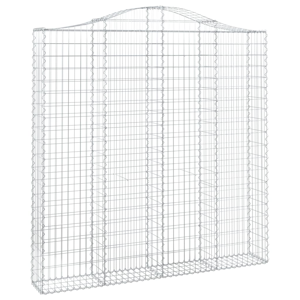 Cestos gabião arqueados 5pcs 200x30x200/220cm ferro galvanizado