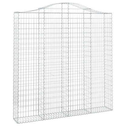 Cestos gabião arqueados 5pcs 200x30x200/220cm ferro galvanizado