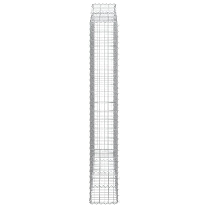 Cestos gabião arqueados 5pcs 200x30x200/220cm ferro galvanizado