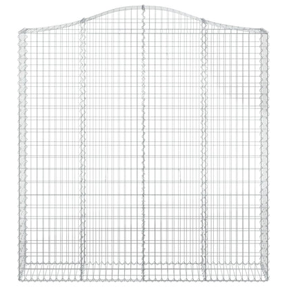 Cestos gabião arqueados 6pcs 200x30x200/220cm ferro galvanizado