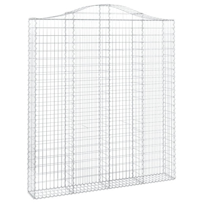 Cestos gabião arqueados 5pcs 200x30x220/240cm ferro galvanizado