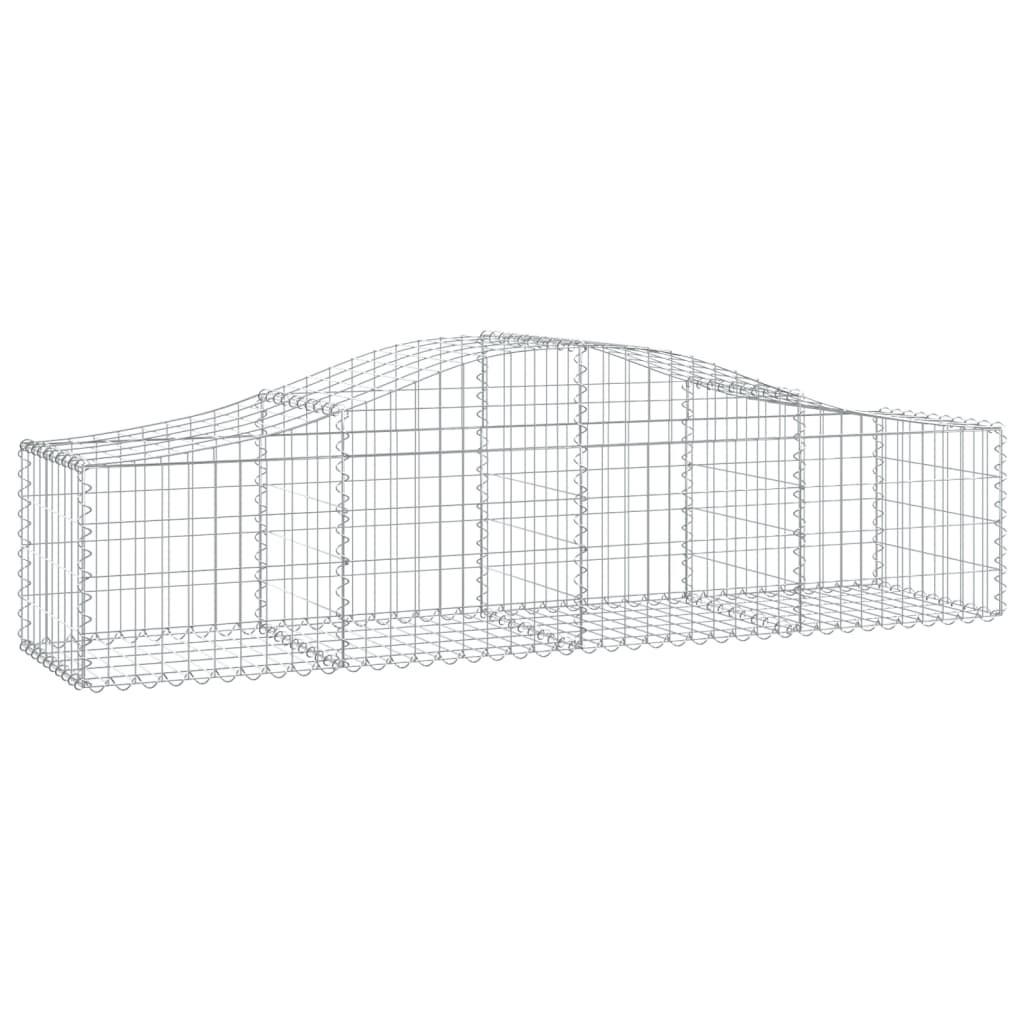 Cestos gabião arqueados 50pcs 200x50x40/60 cm ferro galvanizado