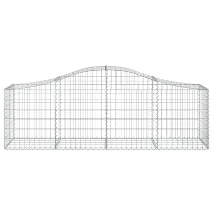 Cestos gabião arqueados 10pcs 200x50x60/80 cm ferro galvanizado