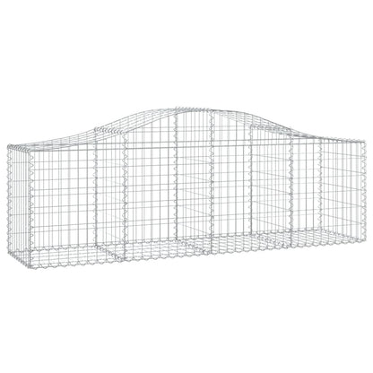 Cestos gabião arqueados 20pcs 200x50x60/80 cm ferro galvanizado