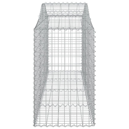 Cestos gabião arqueados 10pcs 200x50x80/100cm ferro galvanizado