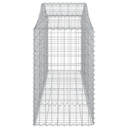 Cestos gabião arqueados 40pcs 200x50x80/100cm ferro galvanizado