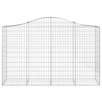 Cestos gabião arqueados 12pcs 200x50x120/140 ferro galvanizado