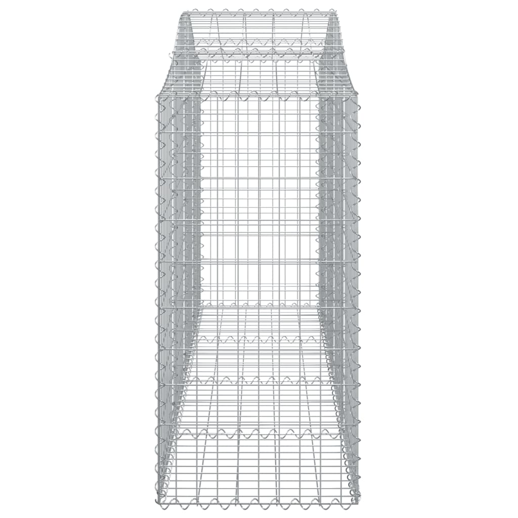 Cestos gabião arqueados 12pcs 200x50x120/140 ferro galvanizado