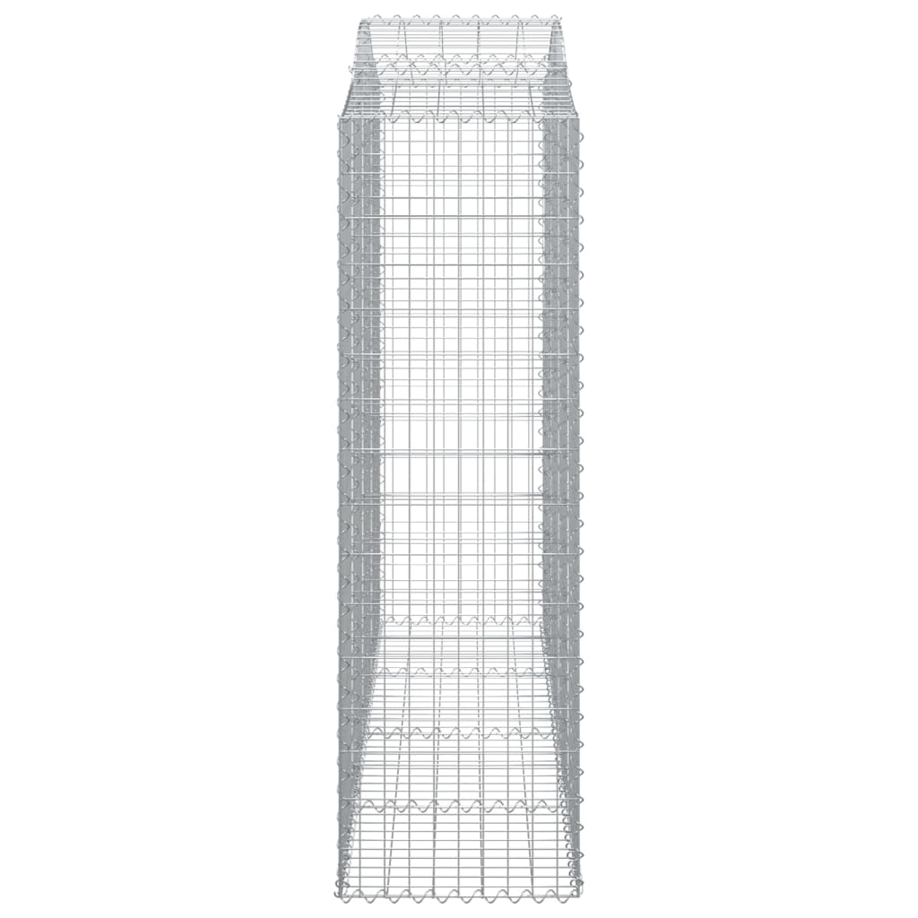 Cestos gabião arqueados 5pcs 200x50x160/180cm ferro galvanizado