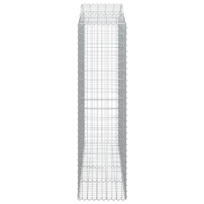 Cestos gabião arqueados 6pcs 200x50x180/200cm ferro galvanizado