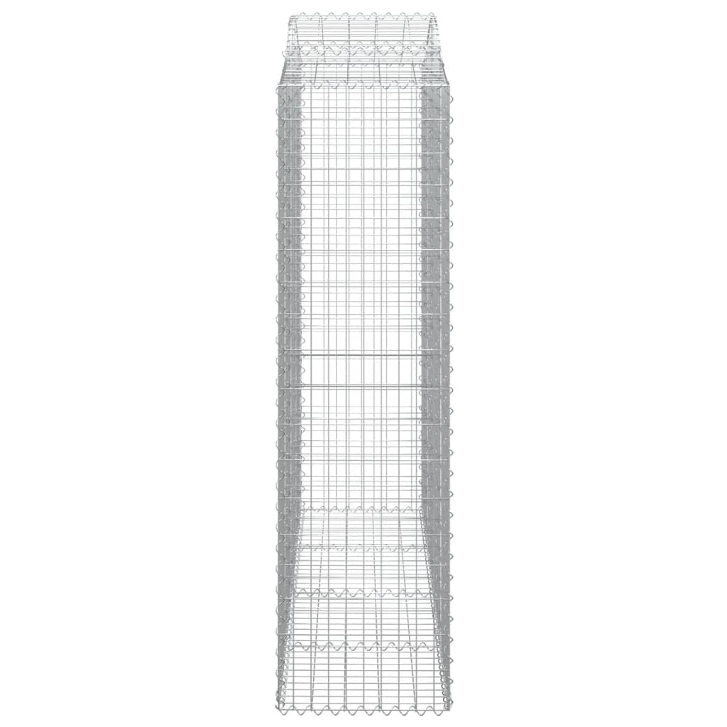 Cestos gabião arqueados 9pcs 200x50x180/200cm ferro galvanizado