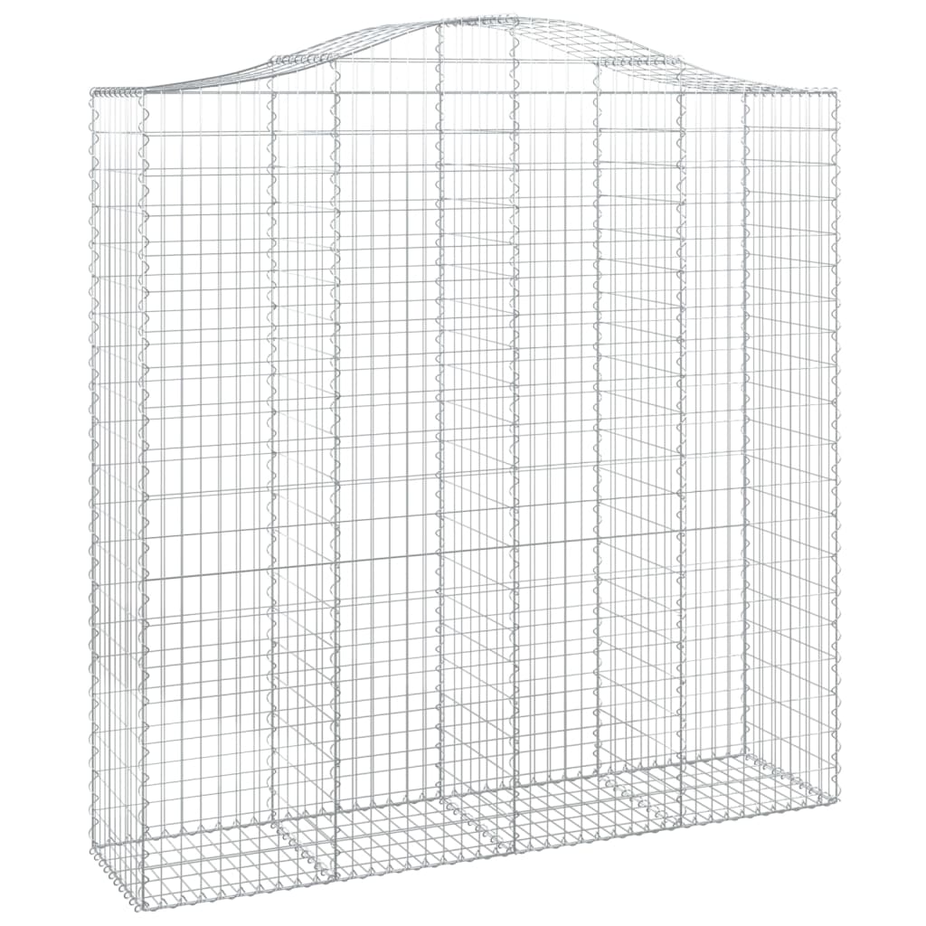 Cestos gabião arqueados 5pcs 200x50x200/220cm ferro galvanizado