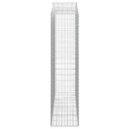 Cestos gabião arqueados 6pcs 200x50x200/220cm ferro galvanizado