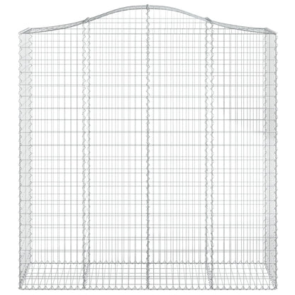 Cestos gabião arqueados 8pcs 200x50x200/220cm ferro galvanizado