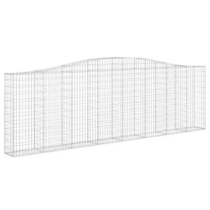 Cestos gabião arqueados 20 pcs 400x30x120/140 ferro galvanizado