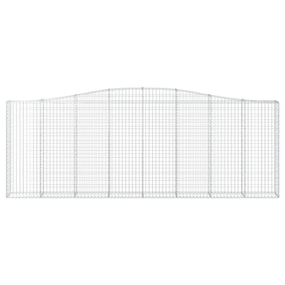 Cestos gabião arqueados 10 pcs 400x30x140/160 ferro galvanizado