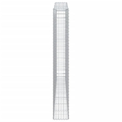 Cestos gabião arqueados 6pcs 400x30x220/240cm ferro galvanizado