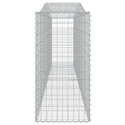 Cestos gabião arqueados 10 pcs 400x50x100/120 ferro galvanizado