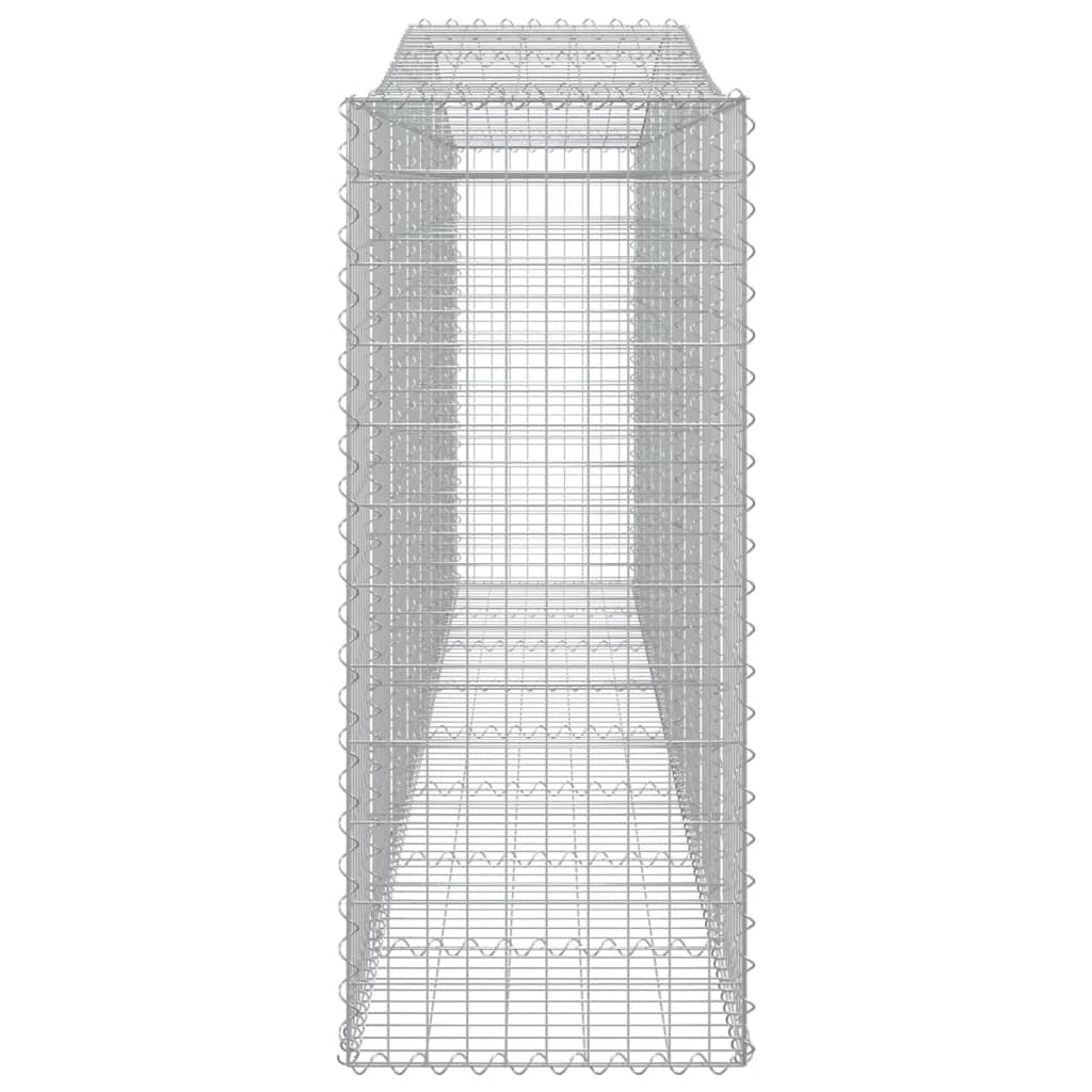 Cestos gabião arqueados 20 pcs 400x50x120/140 ferro galvanizado