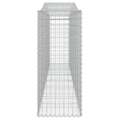 Cestos gabião arqueados 20 pcs 400x50x120/140 ferro galvanizado