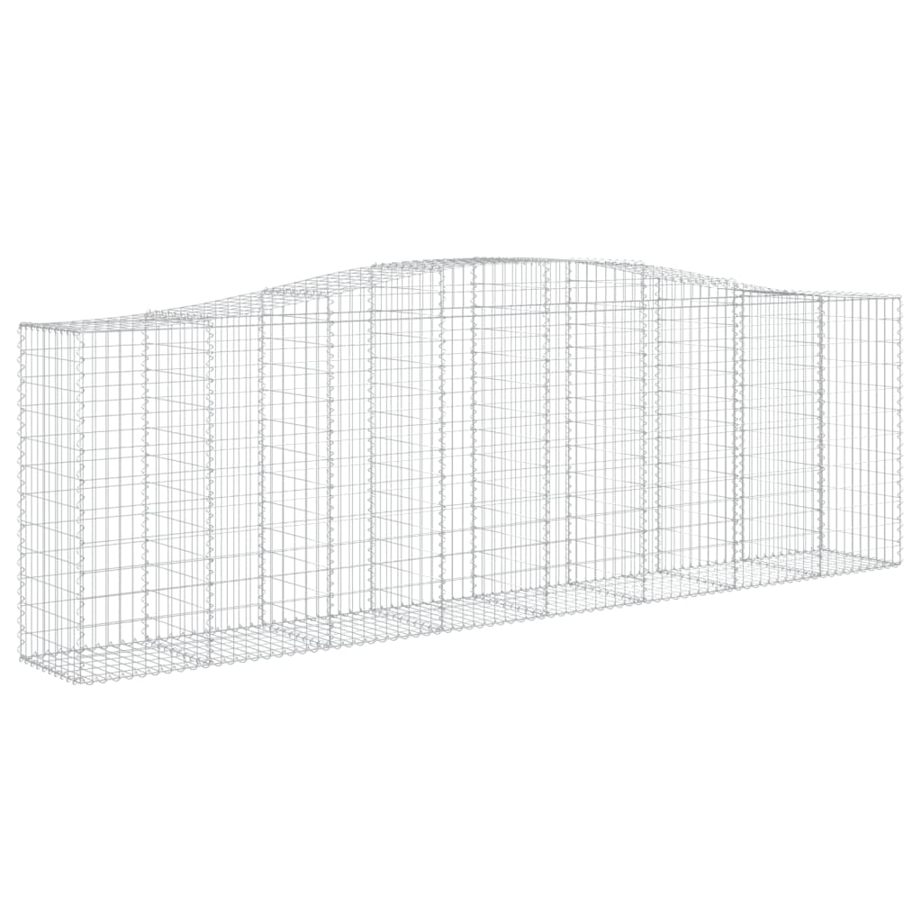 Cestos gabião arqueados 25 pcs 400x50x120/140 ferro galvanizado