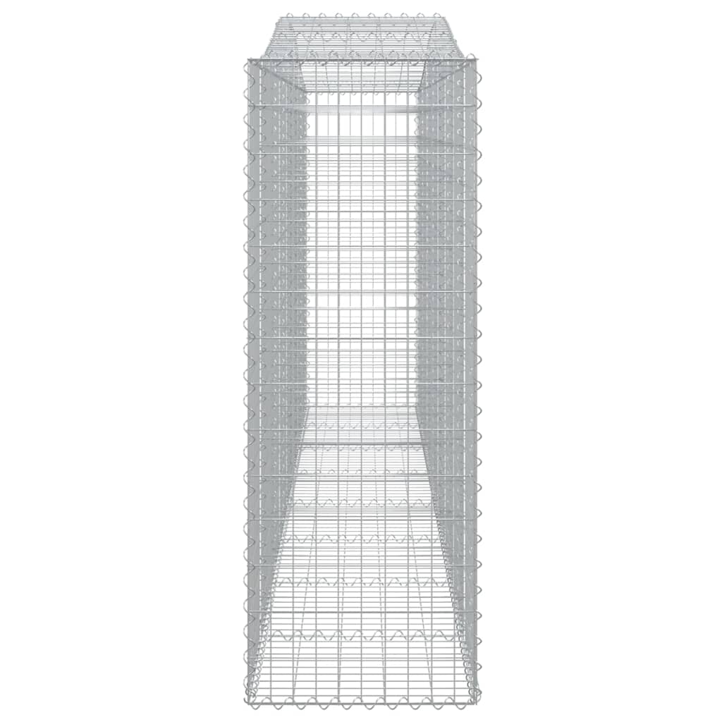 Cestos gabião arqueados 15pcs 400x50x140/160 ferro galvanizado