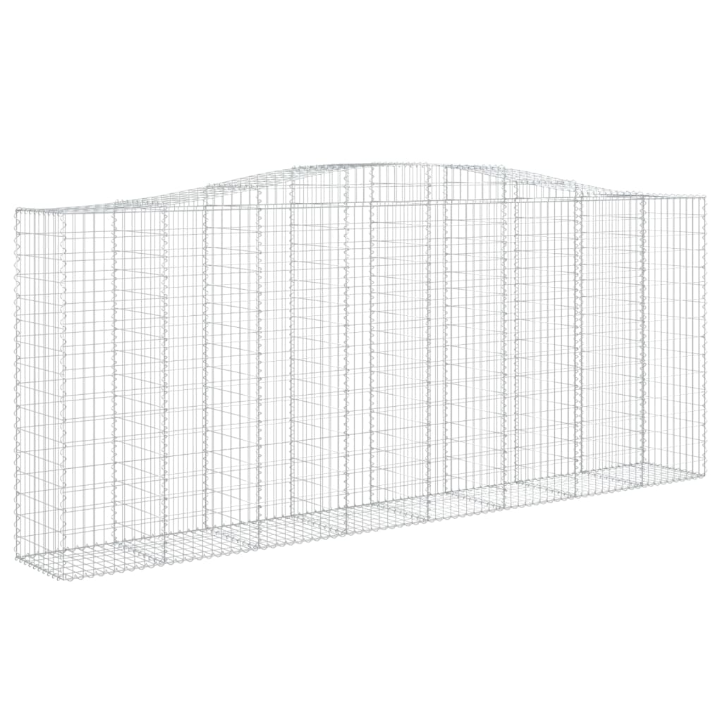 Cestos gabião arqueados 5pcs 400x50x160/180cm ferro galvanizado