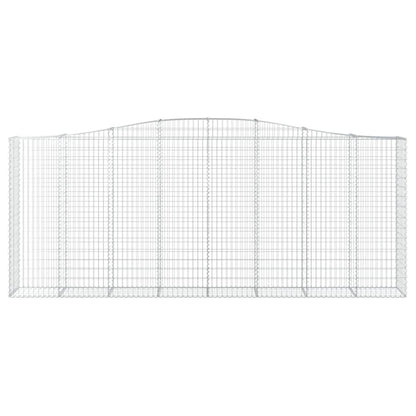 Cestos gabião arqueados 6pcs 400x50x160/180cm ferro galvanizado