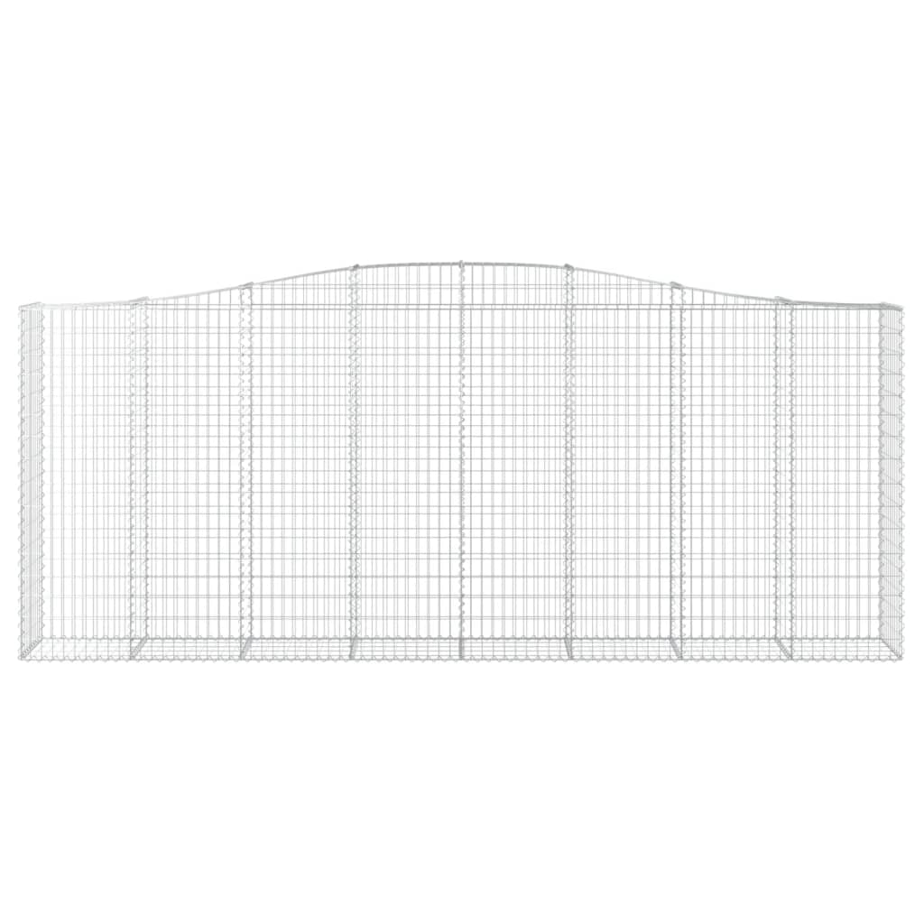 Cestos gabião arqueados 20 pcs 400x50x160/180 ferro galvanizado