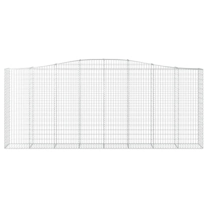 Cestos gabião arqueados 20 pcs 400x50x160/180 ferro galvanizado